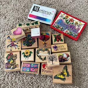 Sky Kids 1997 Rubber Stamp‎ Bundle